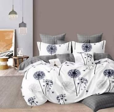 Bed sheets: Posteljina bracna luksuzna sa dva lica,višedelni setovi sa 3D štampom — 7