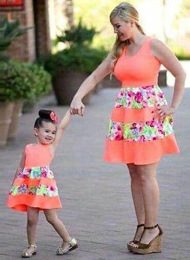 haljina 10: Haljine za mame i devojcice - rade se u velicinama od 1 do 12, i za — 18