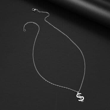haljine ravnog kroja za punije: Pendant necklace, Material: Stainless steel — 3