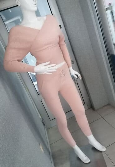 kompleti za devojke: S (EU 36), Single-colored, color - Pink — 2