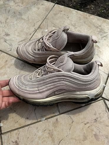 jordan patike za košarku: Nike Air Max 97 patike – bež/blijedo ružičasta nijansa - Silueta Air — 1