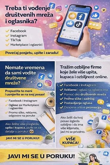 auto oglasi београд: Profesionalne usluge asistencije, dizajna, vođenja društvenih mreža i — 7