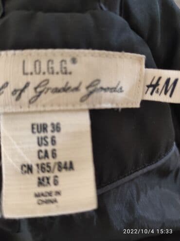 h m srbija haljine 2022: H&M, S (EU 36), Jednobojni, Sa postavom — 5