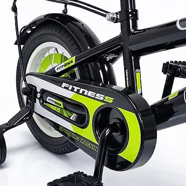 decije rukavice za zimu: Dečija bicikla 16'' Fitness Crno – Zelena (Šifra proizvoda: SM-1) — 3