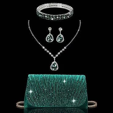 lanac: Komplet elegantnih večernjih aksesoara – torbica + nakit Sadržaj — 2