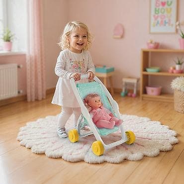 tn za decu: Dečja kolica za lutke - Lagana plastična kolica sa stabilnim okvirom — 2