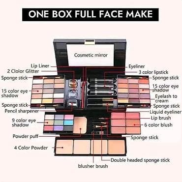 Muška odeća: Miss Rose komplet šminke – “One Box Full Face Make-up” u elegantnoj — 3