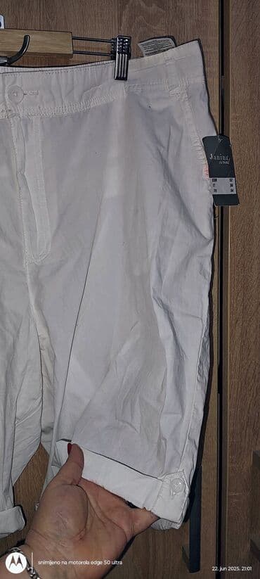 svecane pantalone i tunike: 6XL (EU 52), Pamuk, bоја - Bela — 5