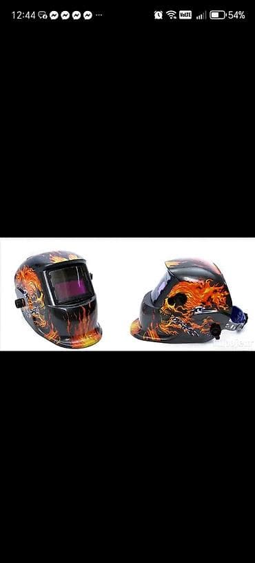 filter vazduha za kosacicu: Automatska maska za varenje – dizajn munja ili plamen - — 4