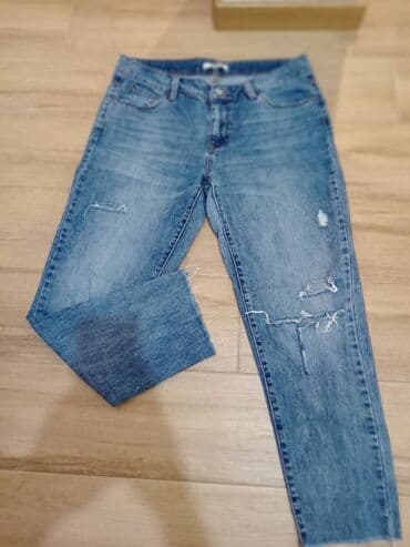 pantalone elipsa: Ženske farmerke Springfield, br.40, deblji teksas, kraći model, 100% — 1