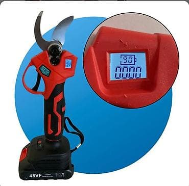 pdr alat: Akumulatorska mini lančana testera + električne makaze za grane (set) — 7