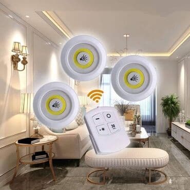 Letnja Rasprodaja-NIKAD NIŽA CENA Set od 3 LED svetla sa daljinskim