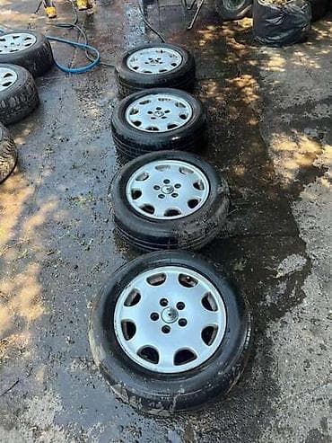 Kompletan auto u delovima: ALUMINIJUMSKE FELNE 15 5 X 112 | Audi ali felne R15, 5x112, stanje — 1