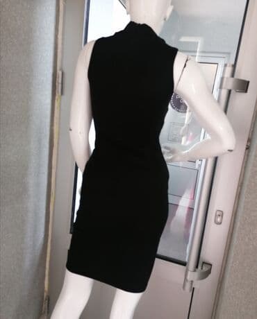 boho haljine 2023: S (EU 36), color - Black, Cocktail, With the straps — 3