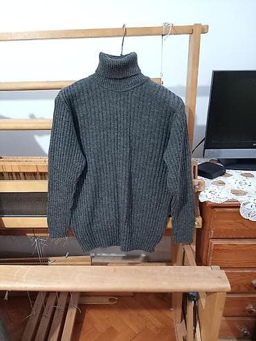 mona torba nova: SUPER POVOLJNO! NOVA ženska rebrasta rolka tamno sive boje, vel. M-L — 8