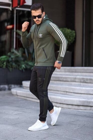 muške zimske jakne c a: Adidas muška trenerka komplet mokra likra Novo Mokra likra Veličine m — 4