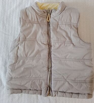 žute pantalone: Puffer vest, 74-80 — 3