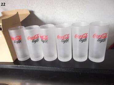 saksije sa nogicama: CocaCola čaše kompleti Kao sa slika Polovno kao novo Odlično Ne — 23