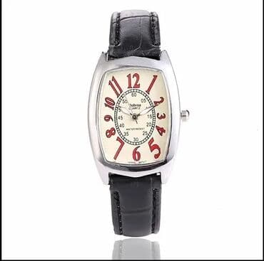 spavaćice od satena: Retro ženski sat – Crni Kućište izrađeno od nerđajućeg čelika. Prečnik — 1