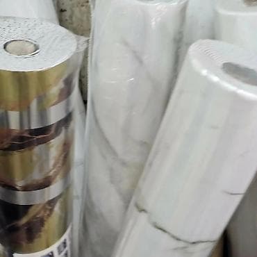 Home Decor: Samolepljive dekorativne folije u rolnama – efekat mermera i bele — 4