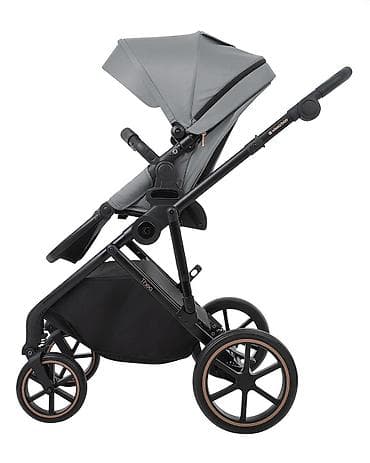 buster sediste za decu: KIKKA BOO Kolica THEA grey set 2u1 sa tvrdom korpom (SKU: KKB2) Kikka — 3
