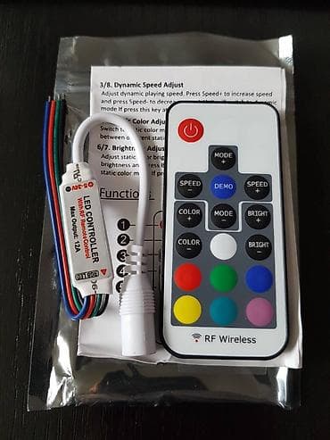 Led rgb kontroler 1 LED Kontroler za RGB trake sa daljinskim - Radni