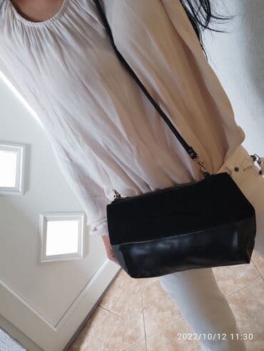 crne torbe za svaki dan: Torba za rame, H&M — 3