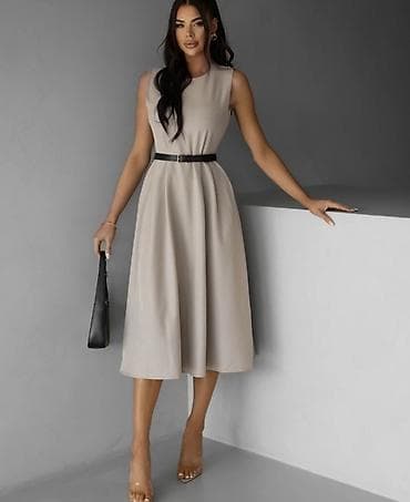 3301 slim: ✅Ženska midi haljina bez rukava – elegantna A-linija
✅2350 din 
S M L — 6