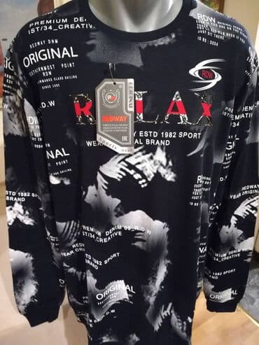 velicine pantalona: Novi muski pamucni duks Redway u velikim brojevima 3XL 4XL 6XL — 4