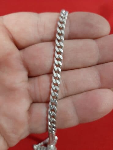 srebrna torbica sa cirkonima: Chain, Material: Silver — 3