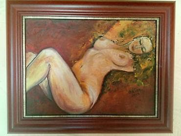 Ulje na platnu – akt - Tehnika: ulje na platnu - Format platna: 30 × na lalafo.rs Ulje na platnu – akt - Tehnika: ulje na platnu - Format platna: 30 ×