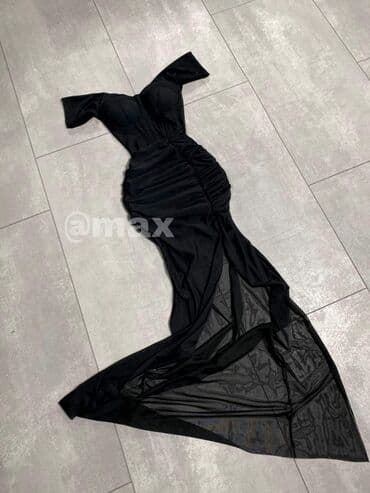 sako haljina crna: New,, 𝒱𝒶𝓁𝓁𝑒𝓈’’dress Velicine: S M L Model Dostupan Samo u Crnoj Boji — 2