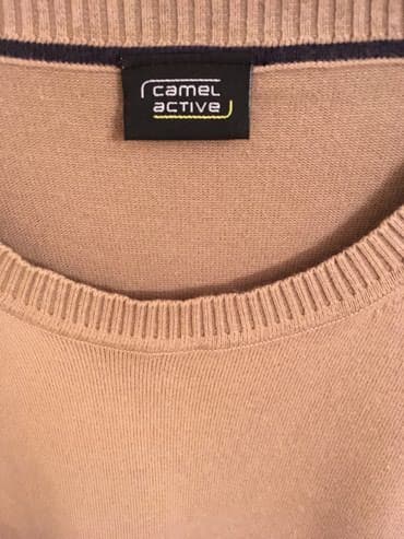 camel active jakne: Sweater, L (EU 52), color - Beige, Cotton — 5