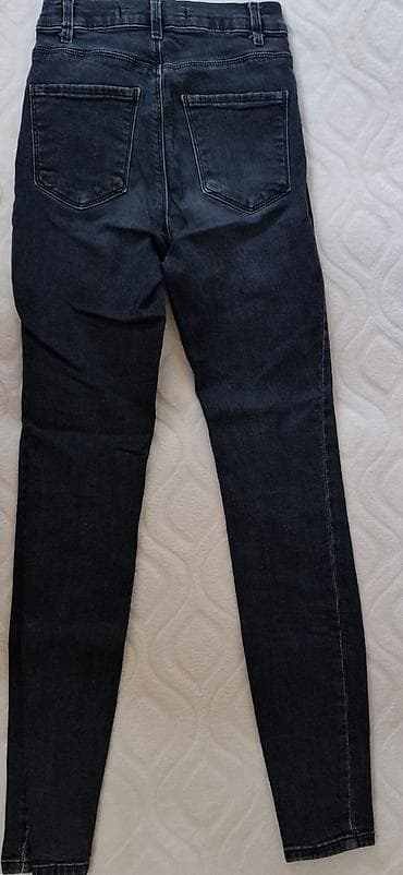 maxers farmerke cena: Ženske skinny farmerke – crne - Model: uske/skinny nogavice - Visina — 1