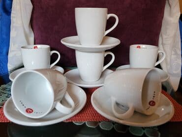 solje za caj: Solje nove,vintaz nemacke pun porcelan. Univerzalne velike — 1