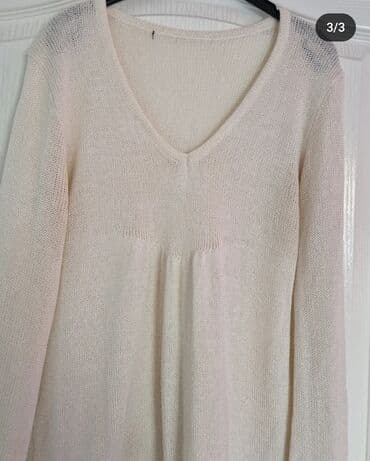 midi haljine h m: M (EU 38), Single-colored, color - White — 3