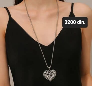 srebrno prstenje sa kamenom: Pendant necklace — 1