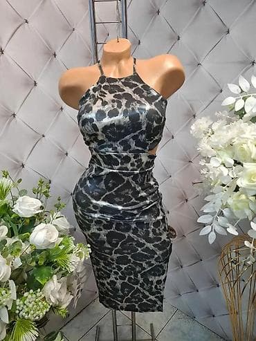 neobicne haljine slike: ATRAKTIVNE LEOPARD HALJINE SA OTVORENIM LEĐIMA I ŠLICEM Istaknite — 6