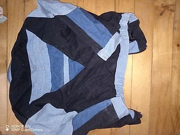 pepe jeans srbija: Muška, jakna, patchwork dizajn od teksasa i pamučnog kepera u crnoj — 3