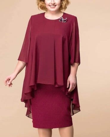 prsluci za punije dame: Amari 3XL, 4XL, 5XL, bоја - Crna, Koktel, klub, Dugih rukava — 6