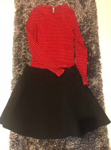 beli kompleti: H&M, M, Prugasti, bоја - Crvena — 1