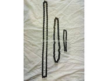 Tri komada lanaca za lančanike, nekorišćeni, najduži 550 mm duple