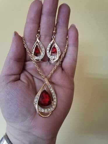 lapis lazuli ogrlica: Set nakita 1300 — 11