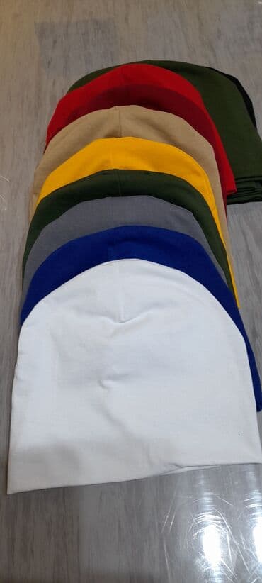 Women's Footwear: Pamučne beanie kape – jednobojne - Model: klasična beanie kapica bez — 2