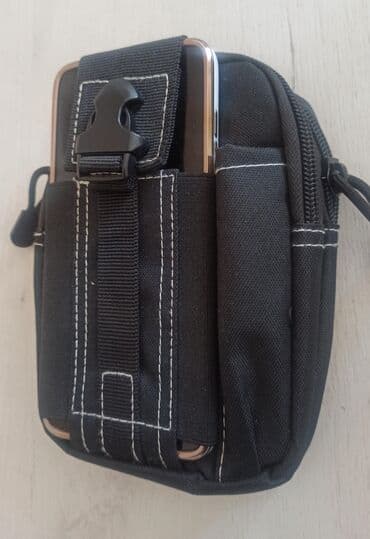 guci torbe: Muška torbica za struk / kaiš – crna, višenamenska Praktična i — 4