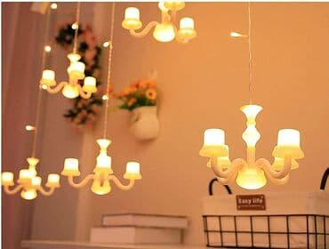 zavese nis: 1950din Savršena LED zavesa svecnjaci za kućnu dekoraciju Duzina 2.5m — 3