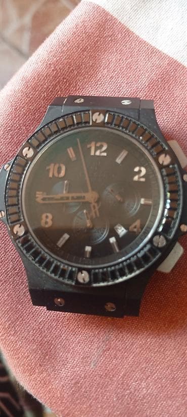 HUBLOT Big Bang – crni sportski hronograf, 44 mm - Prečnik kućišta