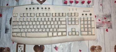 tastatura za android tv: Microsoft Internet Keyboard RT9443 PS2 Bela Ispravna Tastatura — 1