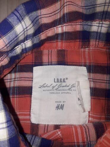 patike br 38: H&M, M (EU 38), Pamuk, Karirani, bоја - Crvena — 2