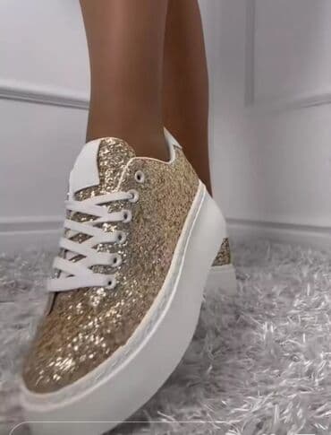 zenske espadrile sa platformom: 38, color - Gold — 1